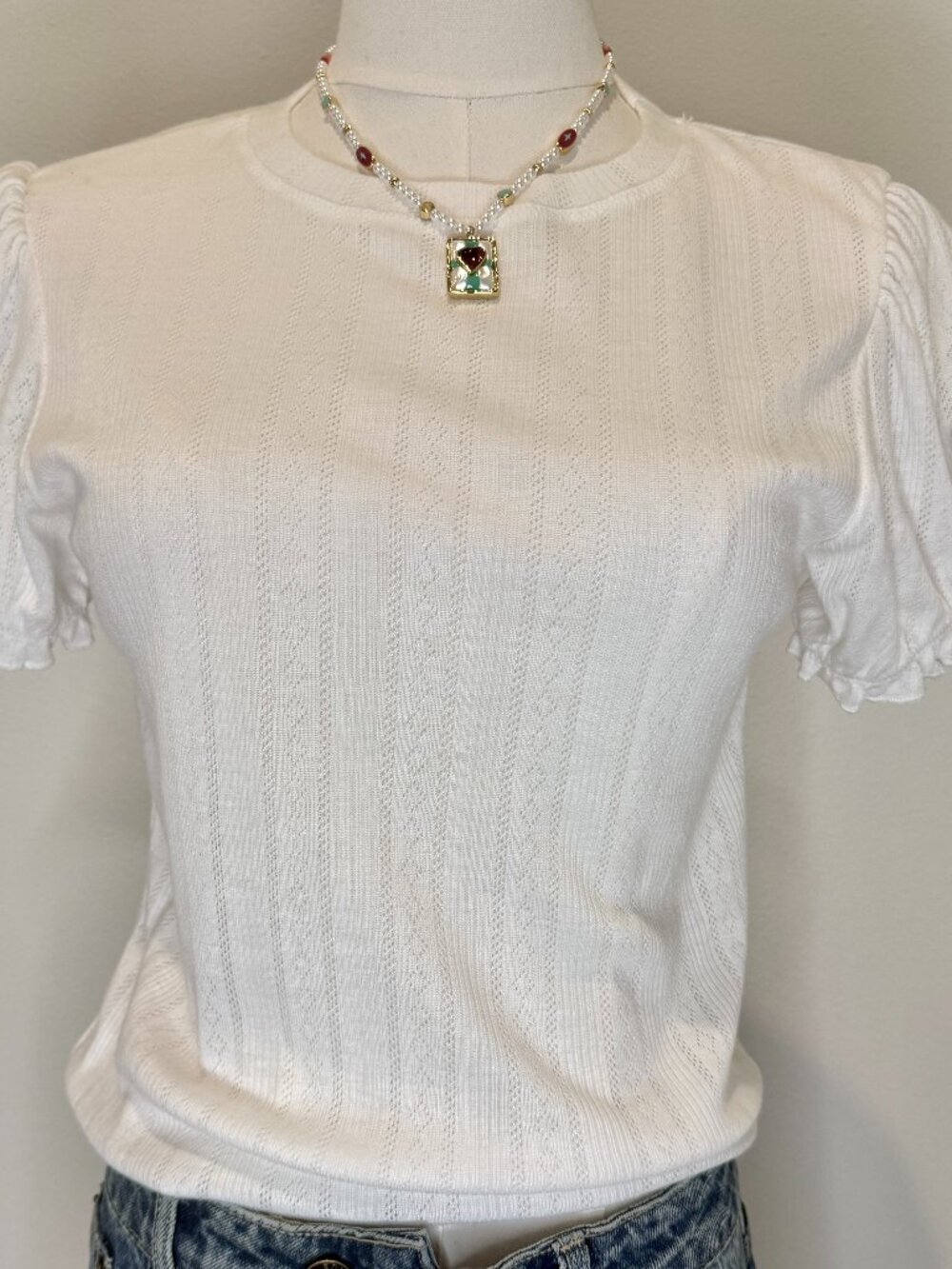 Loucia White ruffle sleeve